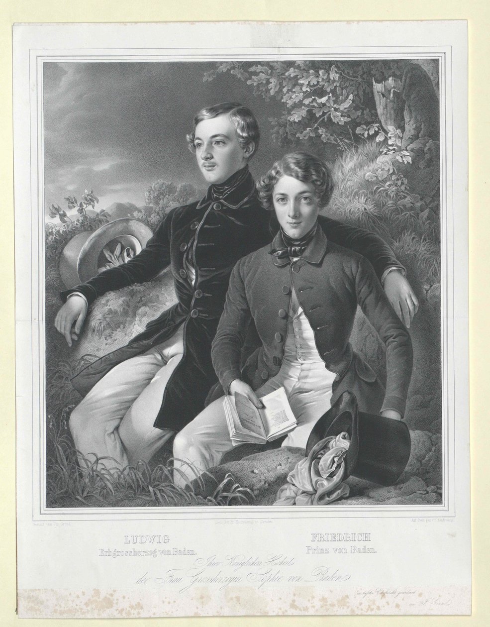 Frederik I af Baden af Artist Unknown