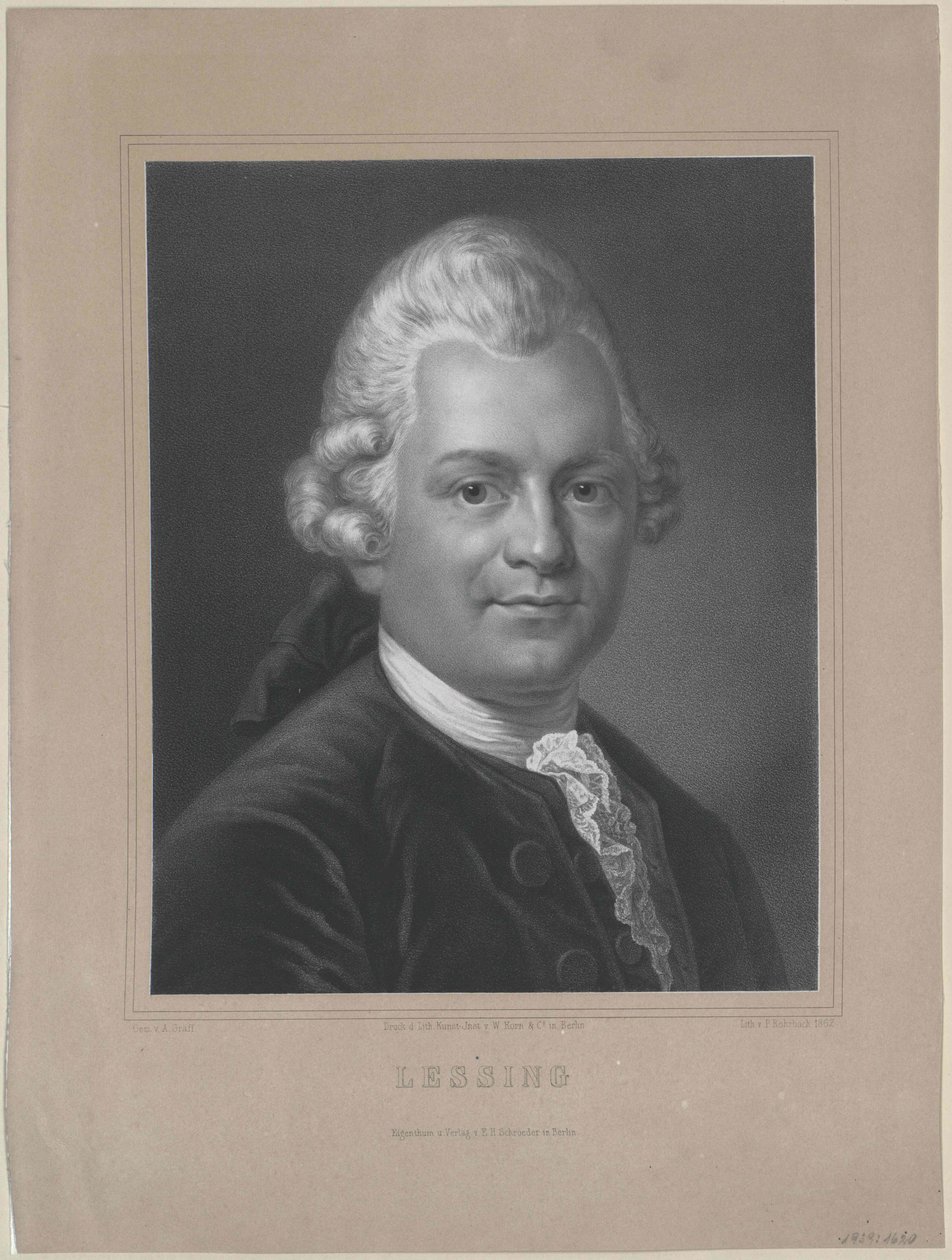 Gotthold Ephraim Lessing af Artist Unknown