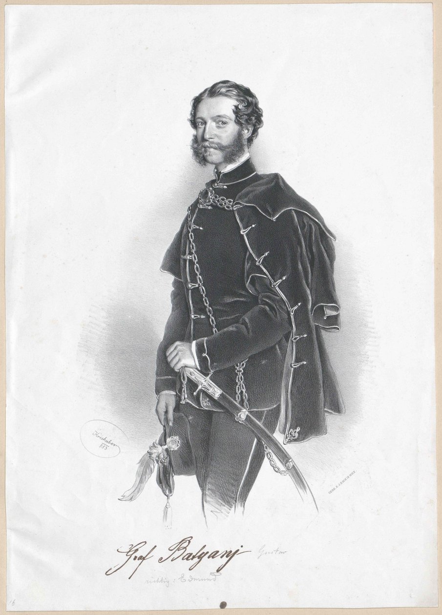 Guido greve Batthyany af Nemet-Ujvar af Artist Unknown