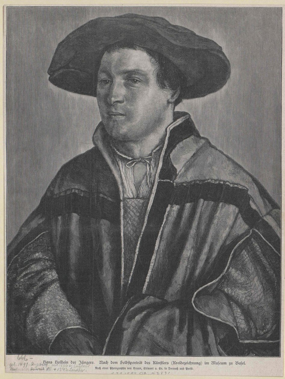 Hans Holbein (tryk) af Artist Unknown