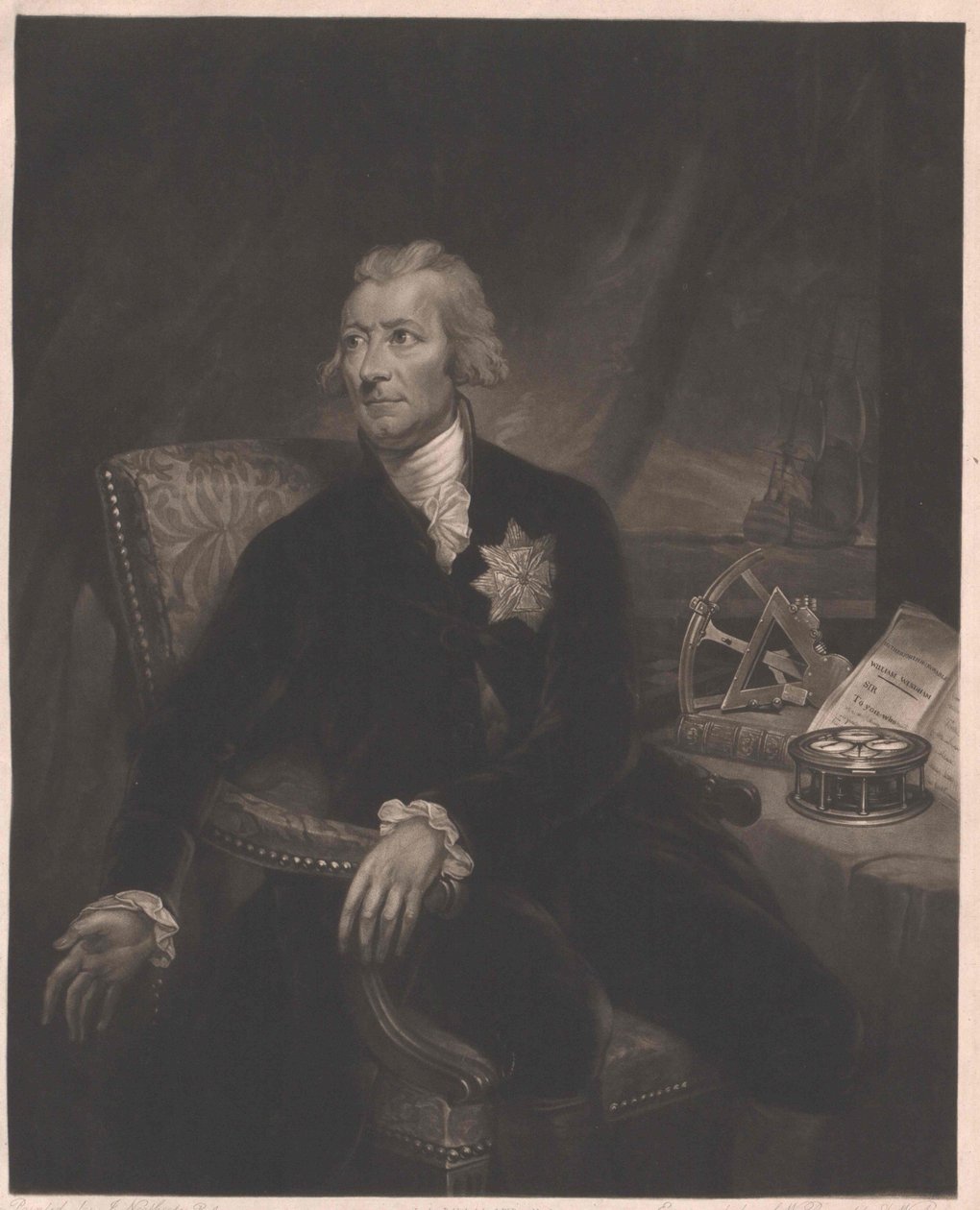 Hans Moritz Graf Brühl af Artist Unknown