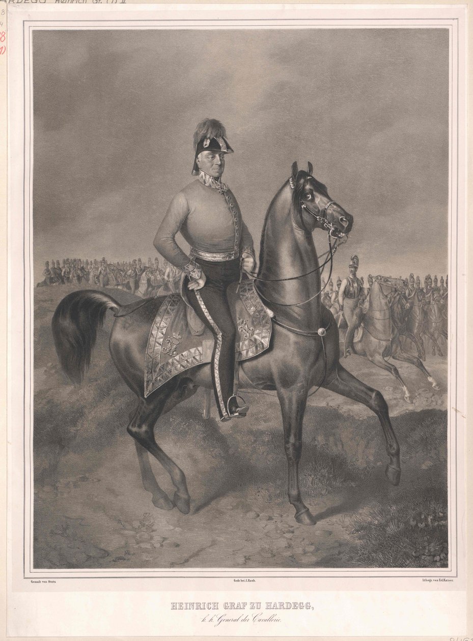 Henry greve Hardegg af Artist Unknown