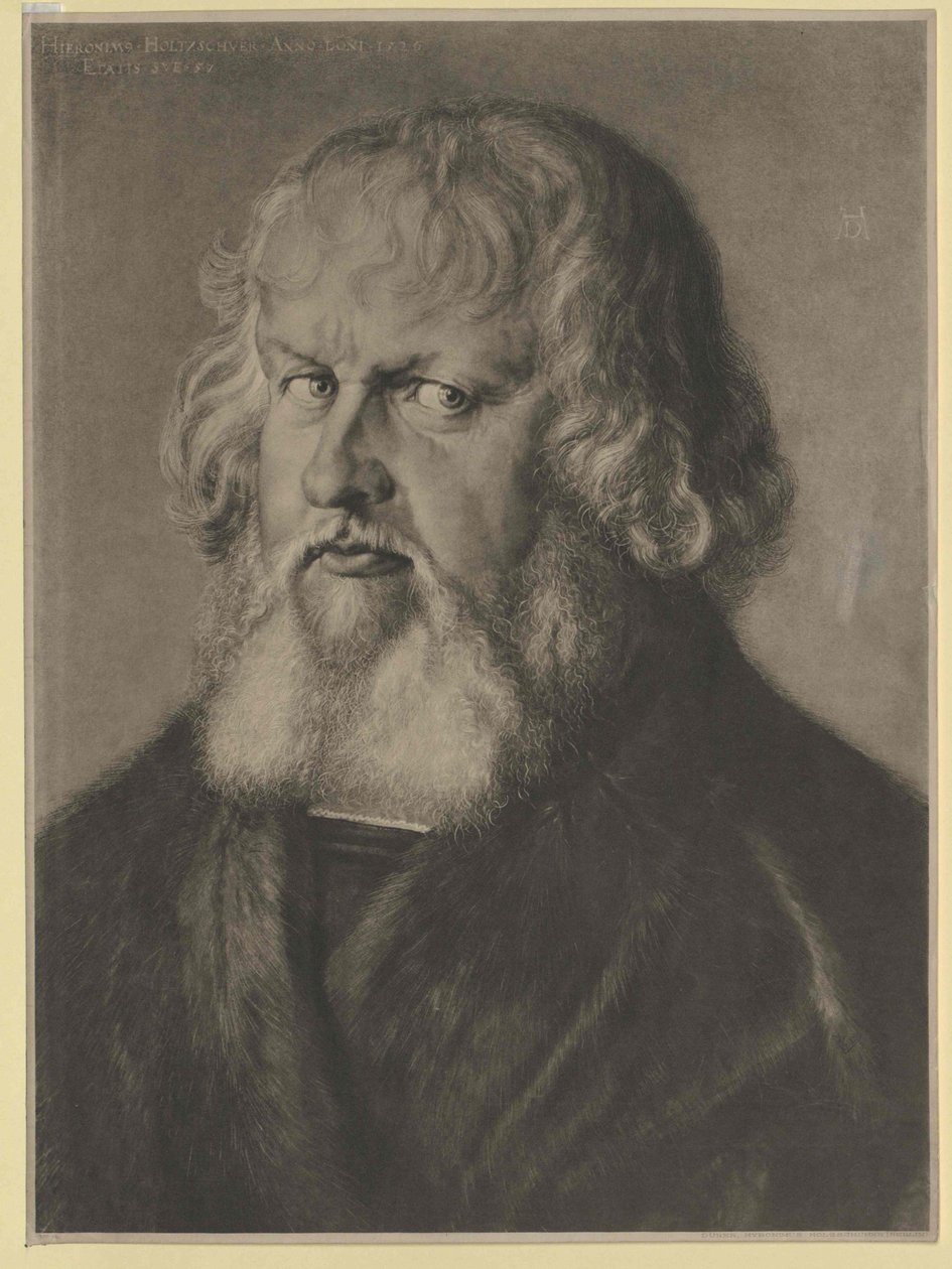 Hieronymus Holzschuher (tryk) af Artist Unknown