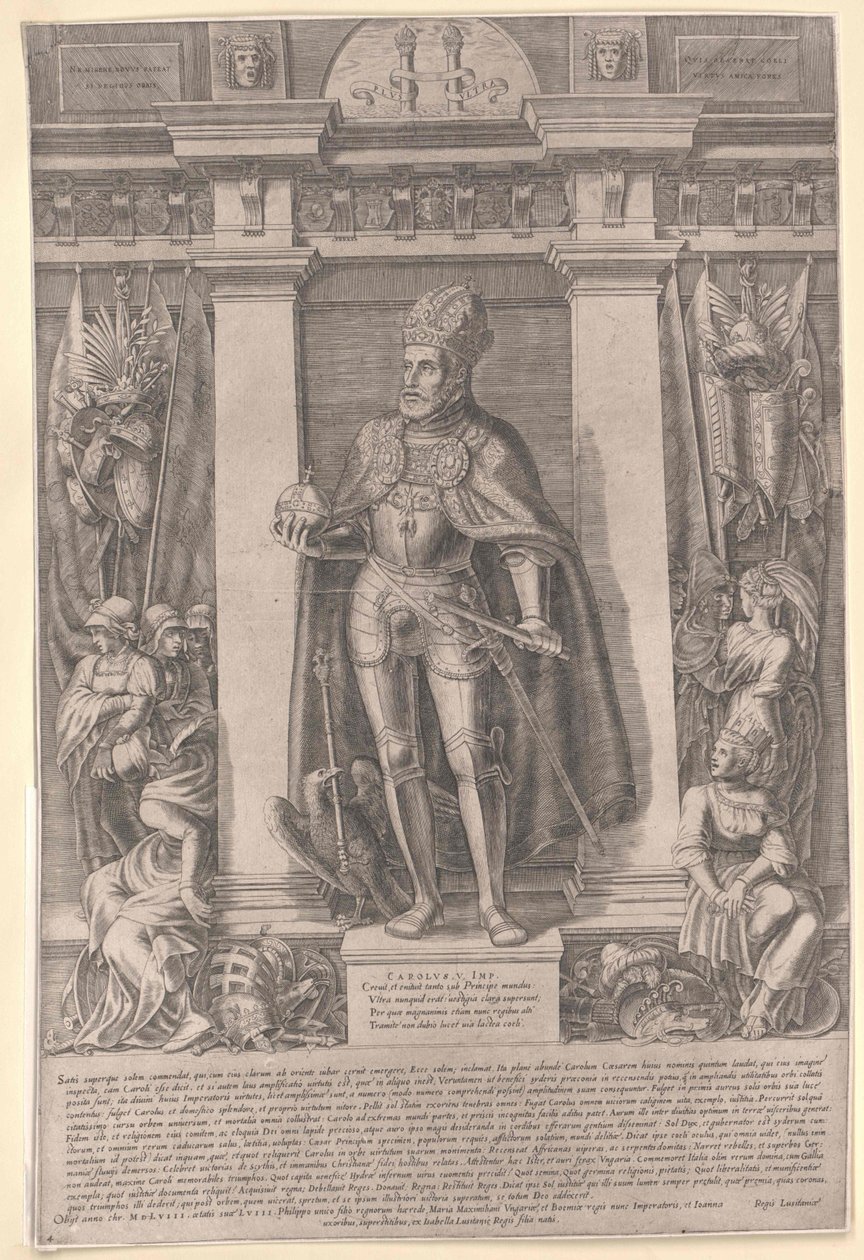Den hellige romerske kejser Karl V. af Artist Unknown