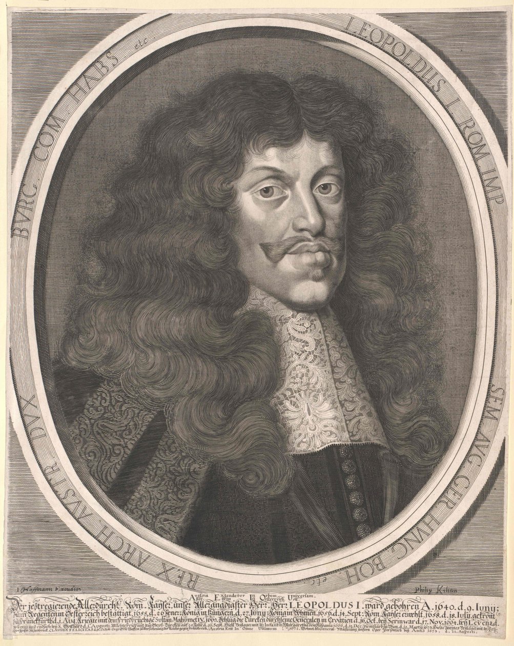 Den hellige romerske kejser Leopold I af Artist Unknown
