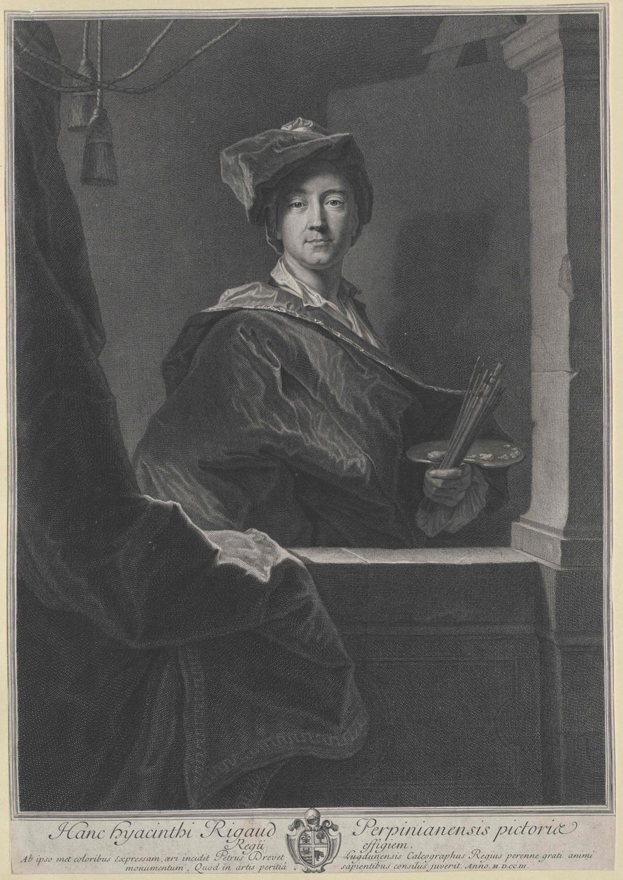 Hyacinthe Rigaud af Artist Unknown