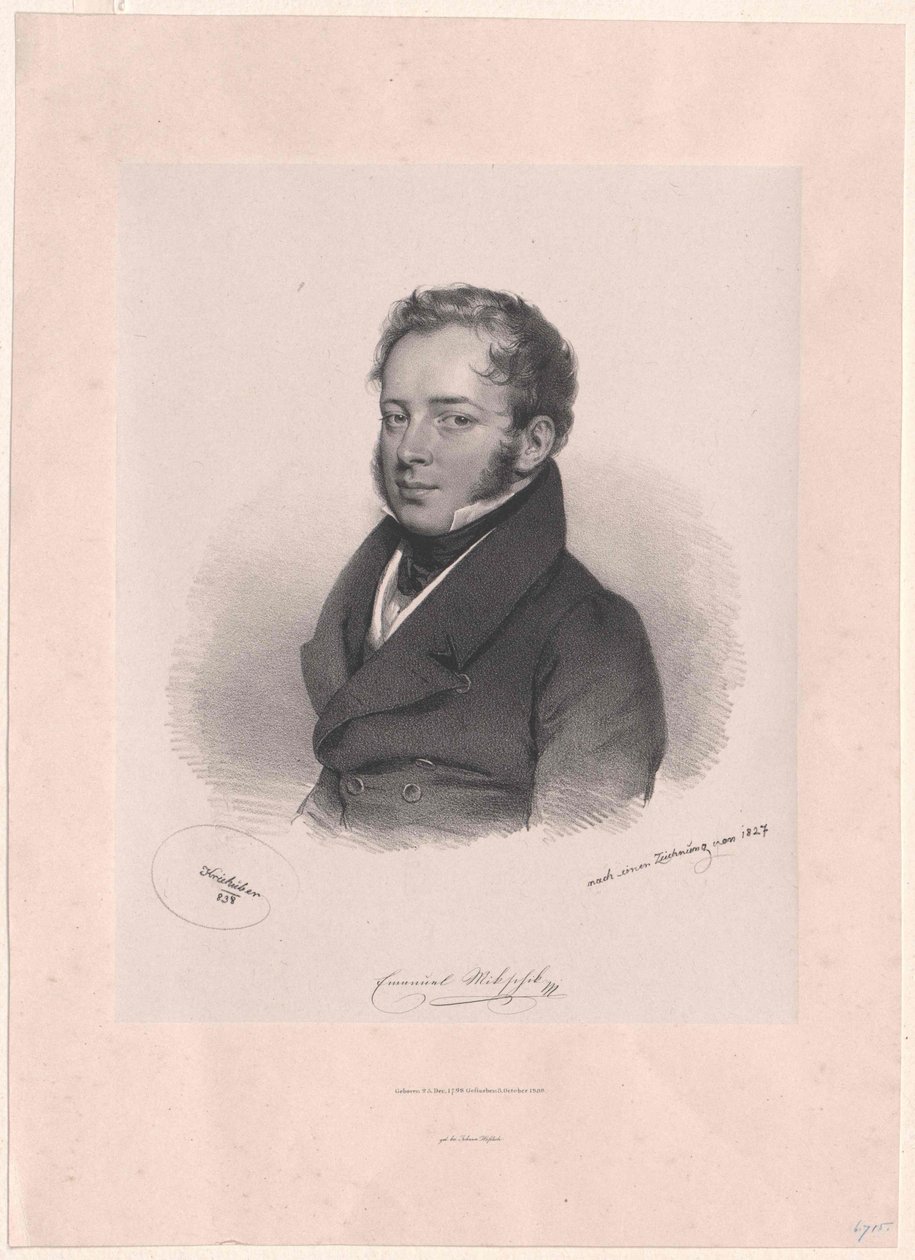 Immanuel Mikschik (print) af Artist Unknown