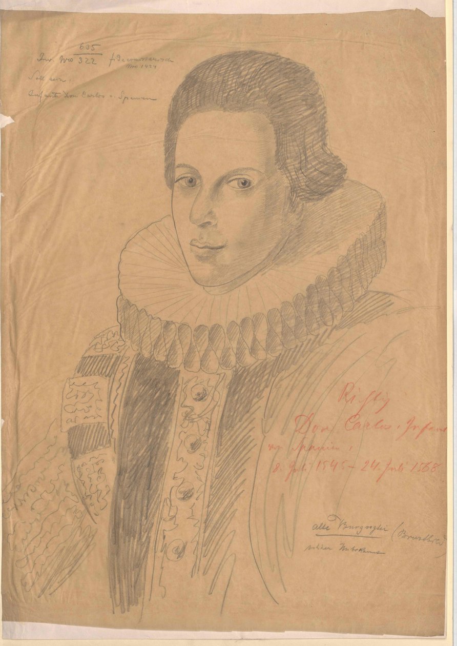 Infante af Spanien Karl af Artist Unknown