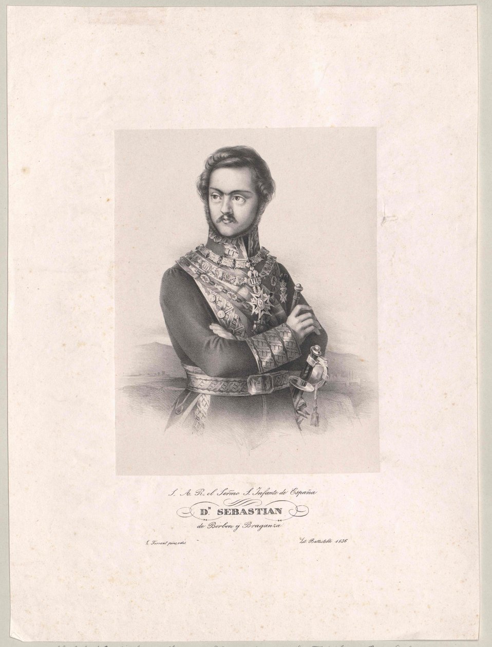 Infante af Spanien Sebastian af Artist Unknown