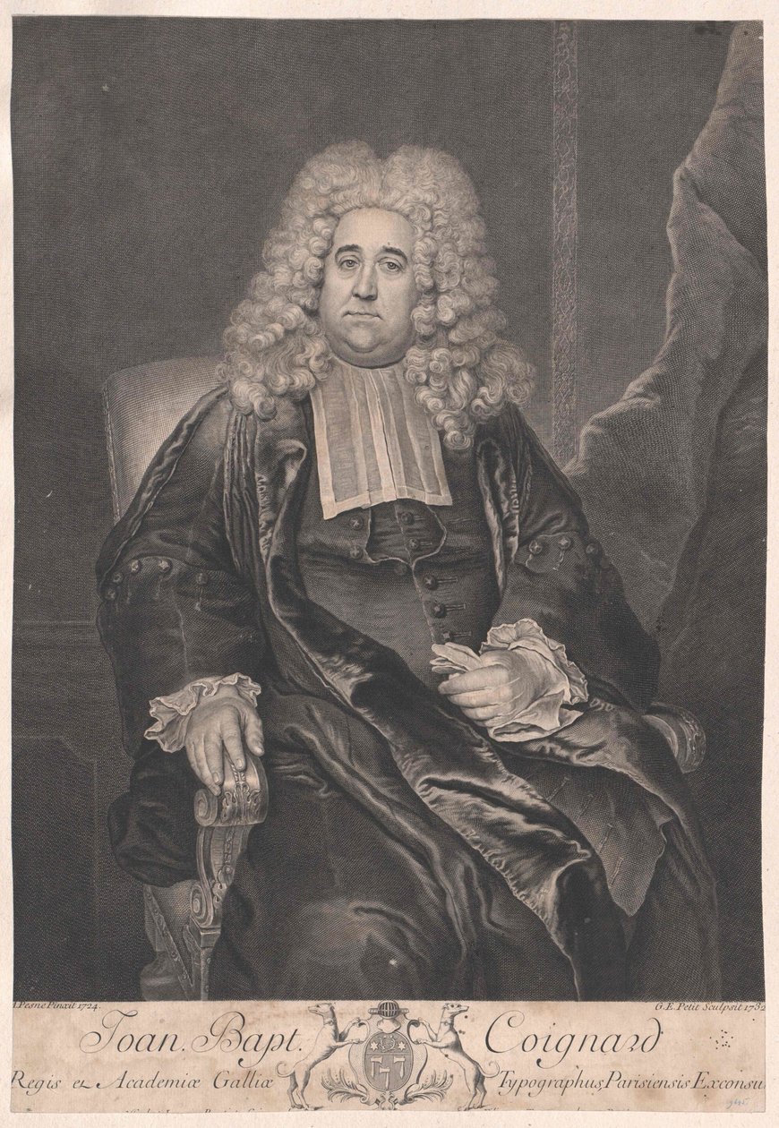 Jean Baptiste Coignard af Artist Unknown
