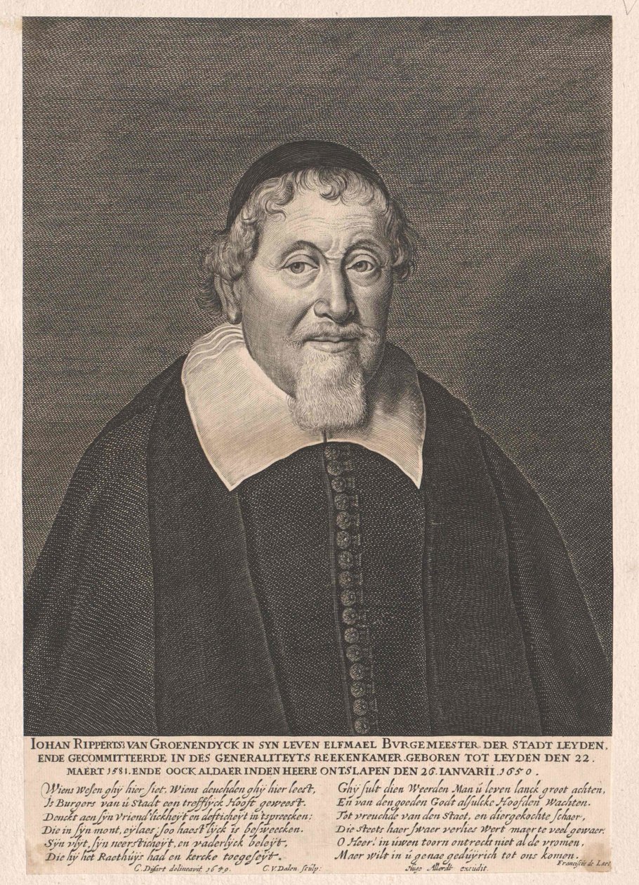 Johan Rippertsz van Groenendijck (print) af Artist Unknown