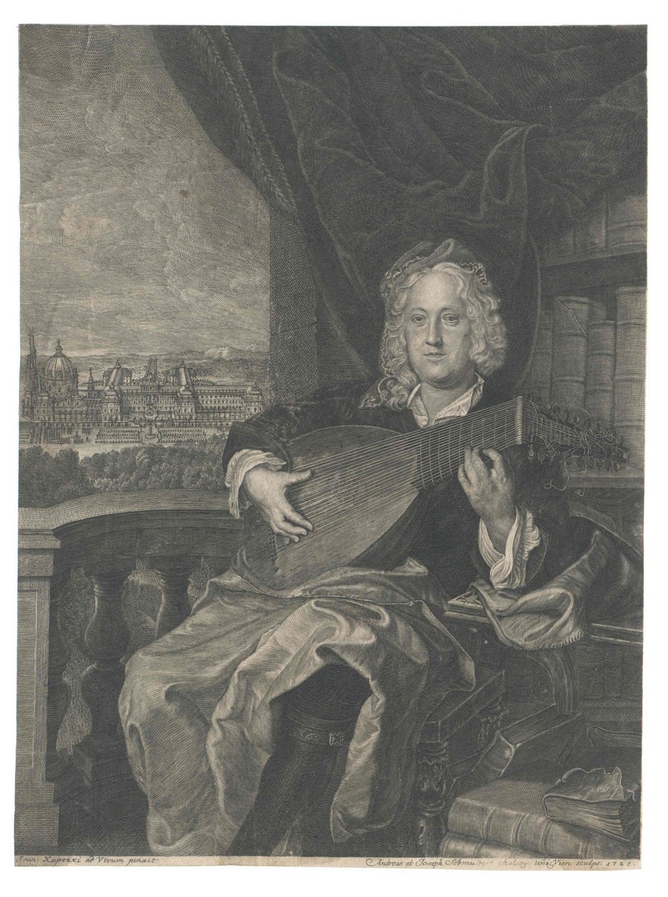 Johann Adam greve von Questenberg af Artist Unknown
