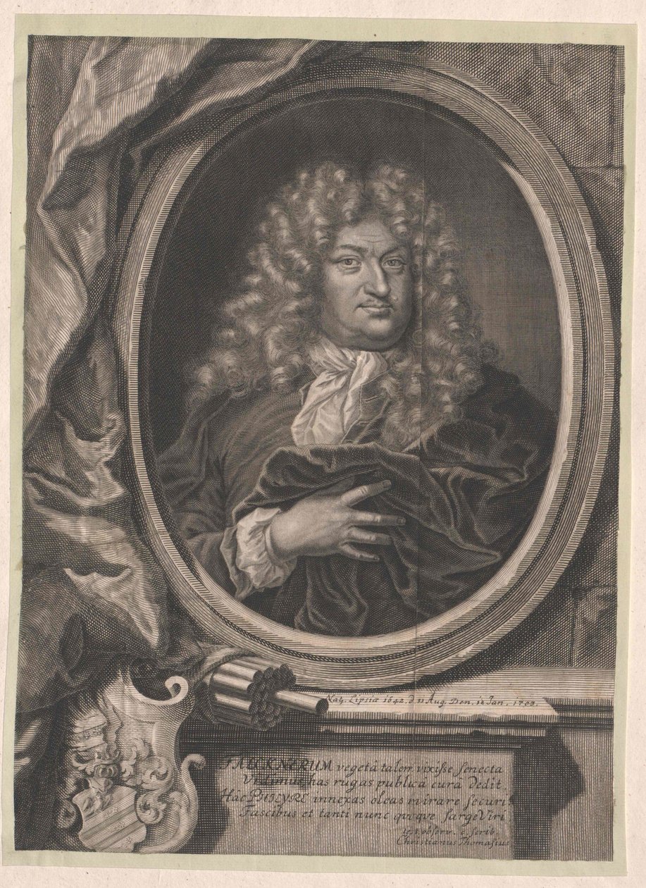 Johann Friedrich Falckner (tryk) af Artist Unknown