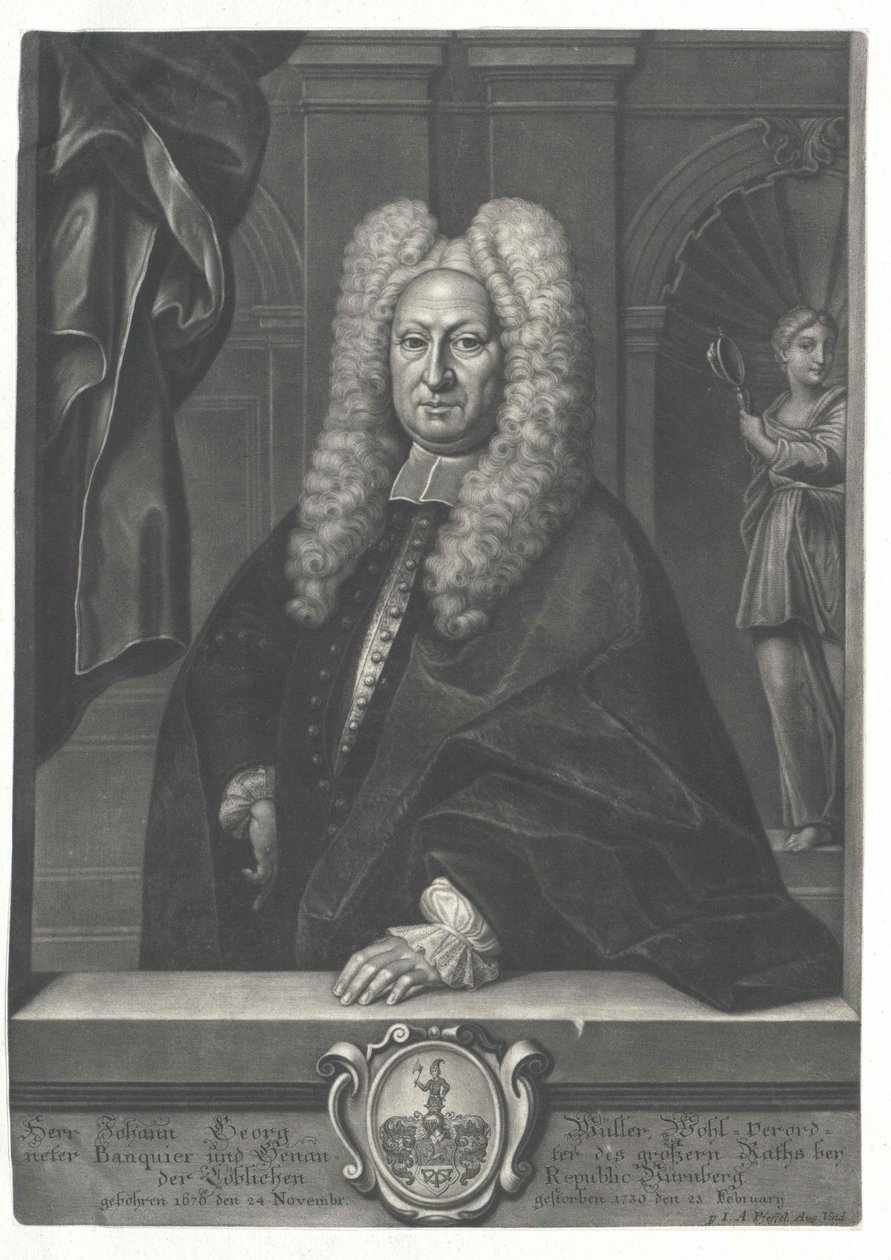 Johann Georg Müller af Artist Unknown
