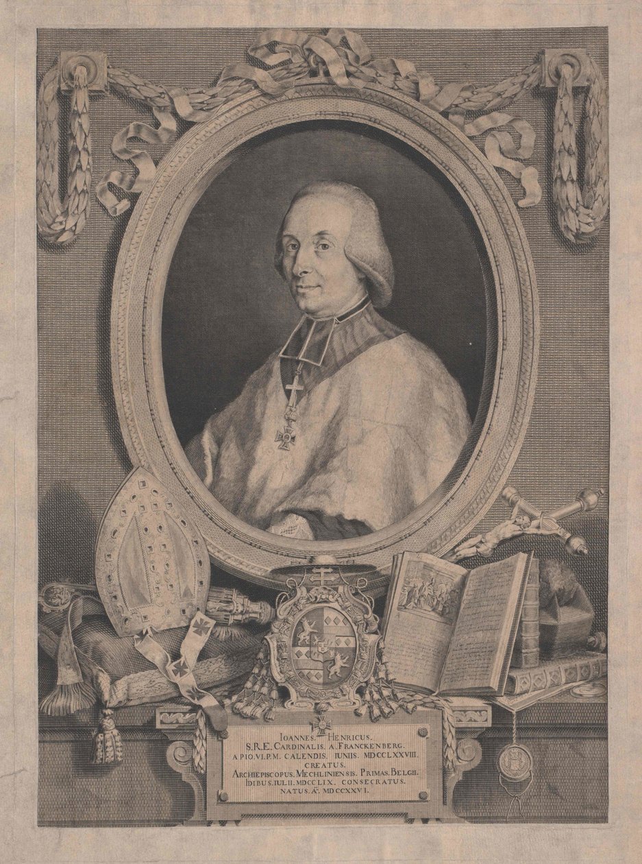 Johann Heinrich Graf Frankenberg af Artist Unknown