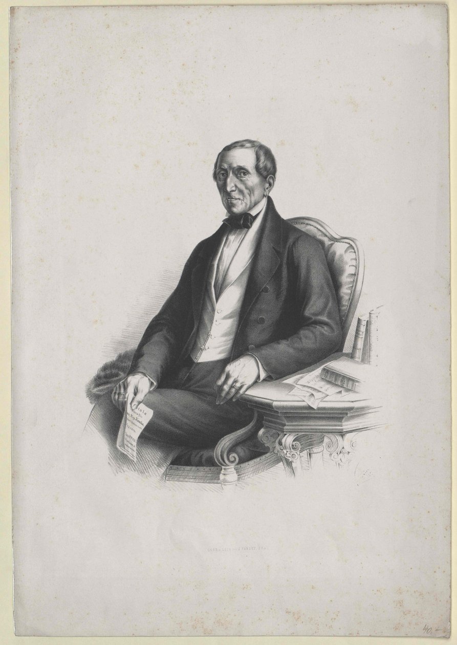 Johann Nepomuk Kanka af Artist Unknown