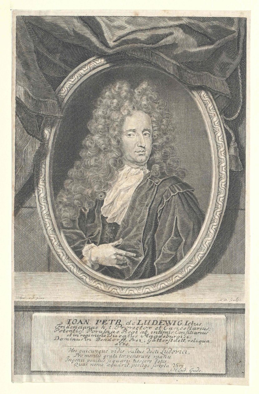 Johann Peter von Ludewig (tryk) af Artist Unknown