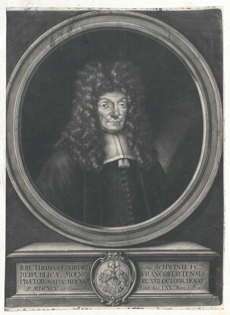 Johann Thomas Eberhard af Artist Unknown