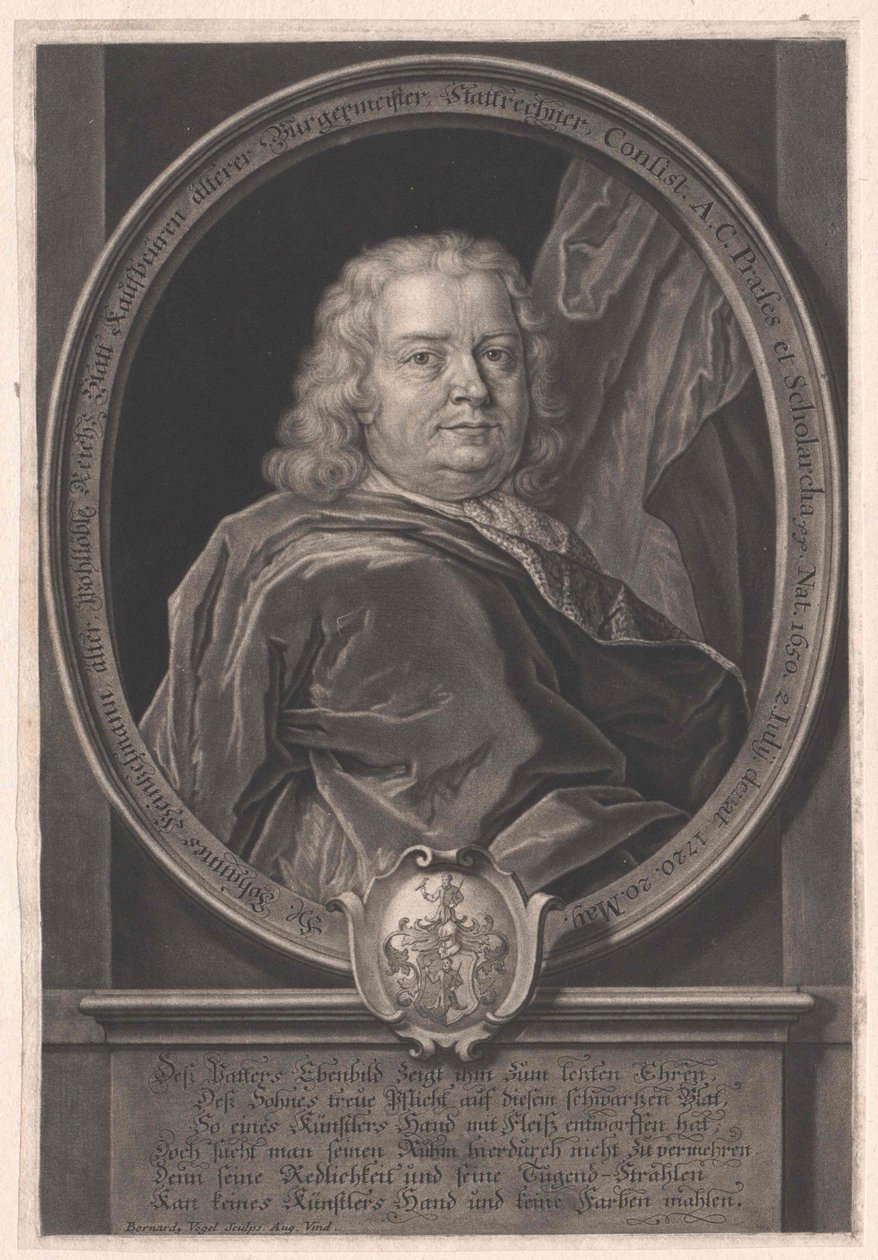 Johannes Heintzelmann (print) af Artist Unknown