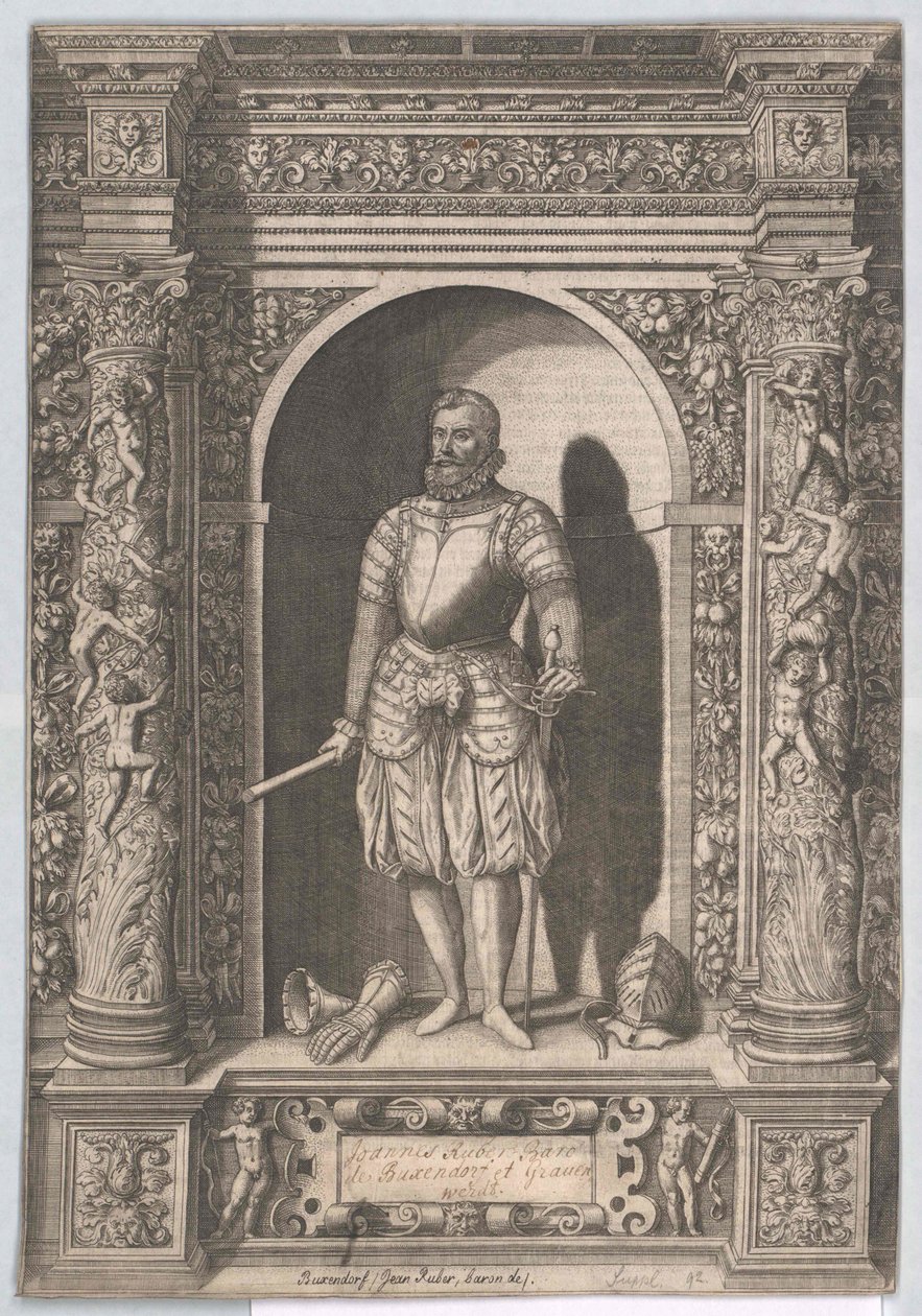 Johannes Ruber zu Buxendorff af Artist Unknown