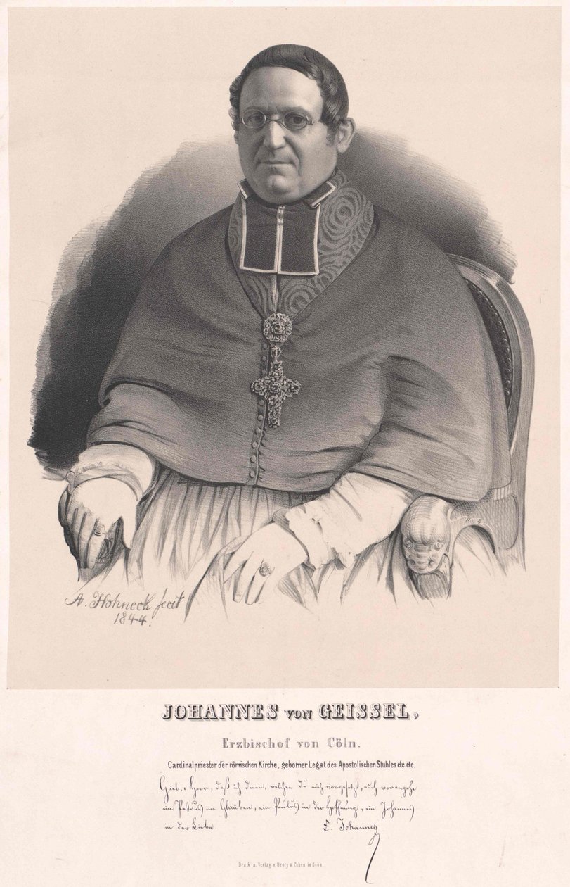 Johannes von Geissel af Artist Unknown