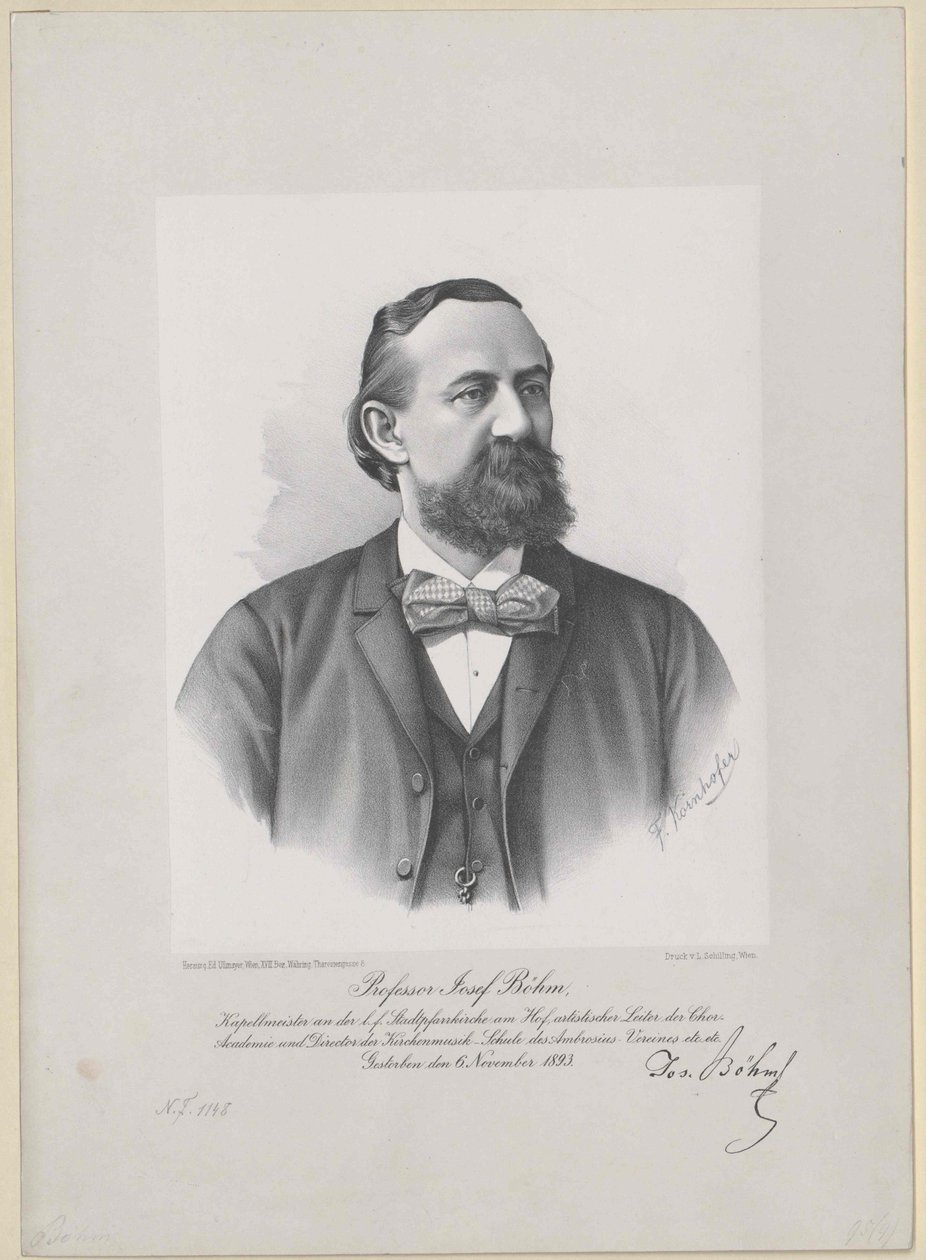 Joseph Boehm (print) af Artist Unknown