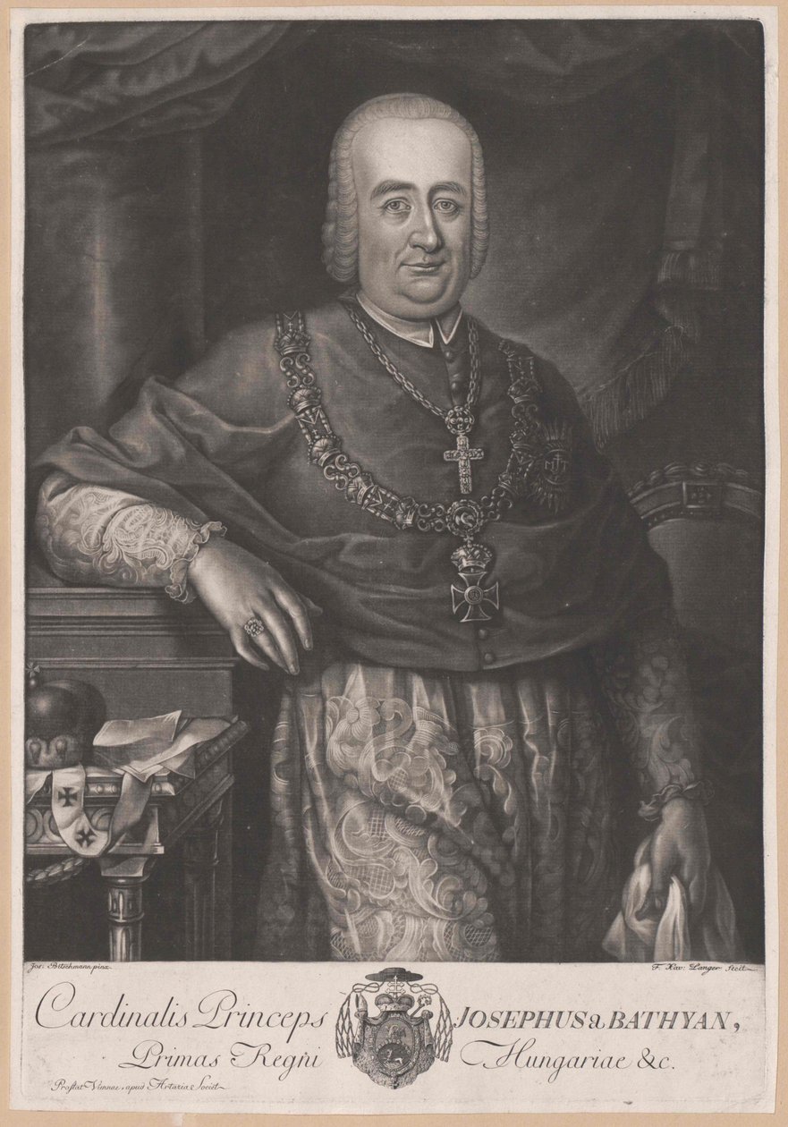 Joseph greve Batthyany af Nemet-Ujvar af Artist Unknown