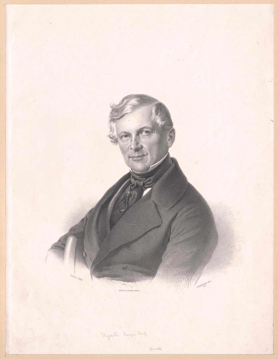 Joseph count Ugarte (print) af Artist Unknown