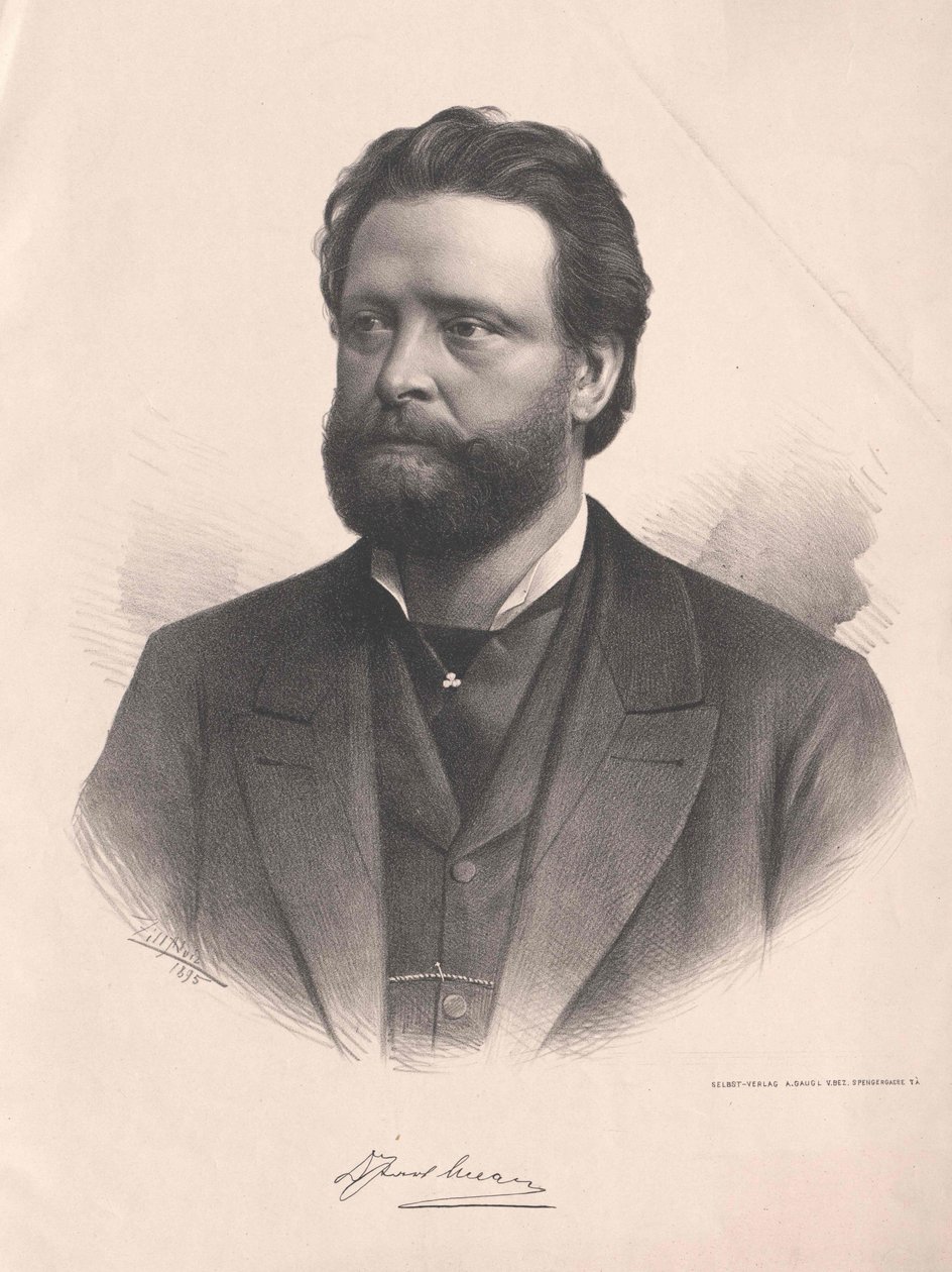Karl Lueger (print) af Artist Unknown