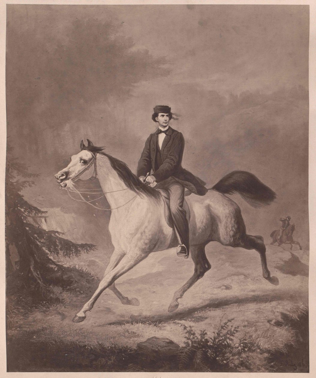 Konge af Bayern Louis II af Artist Unknown