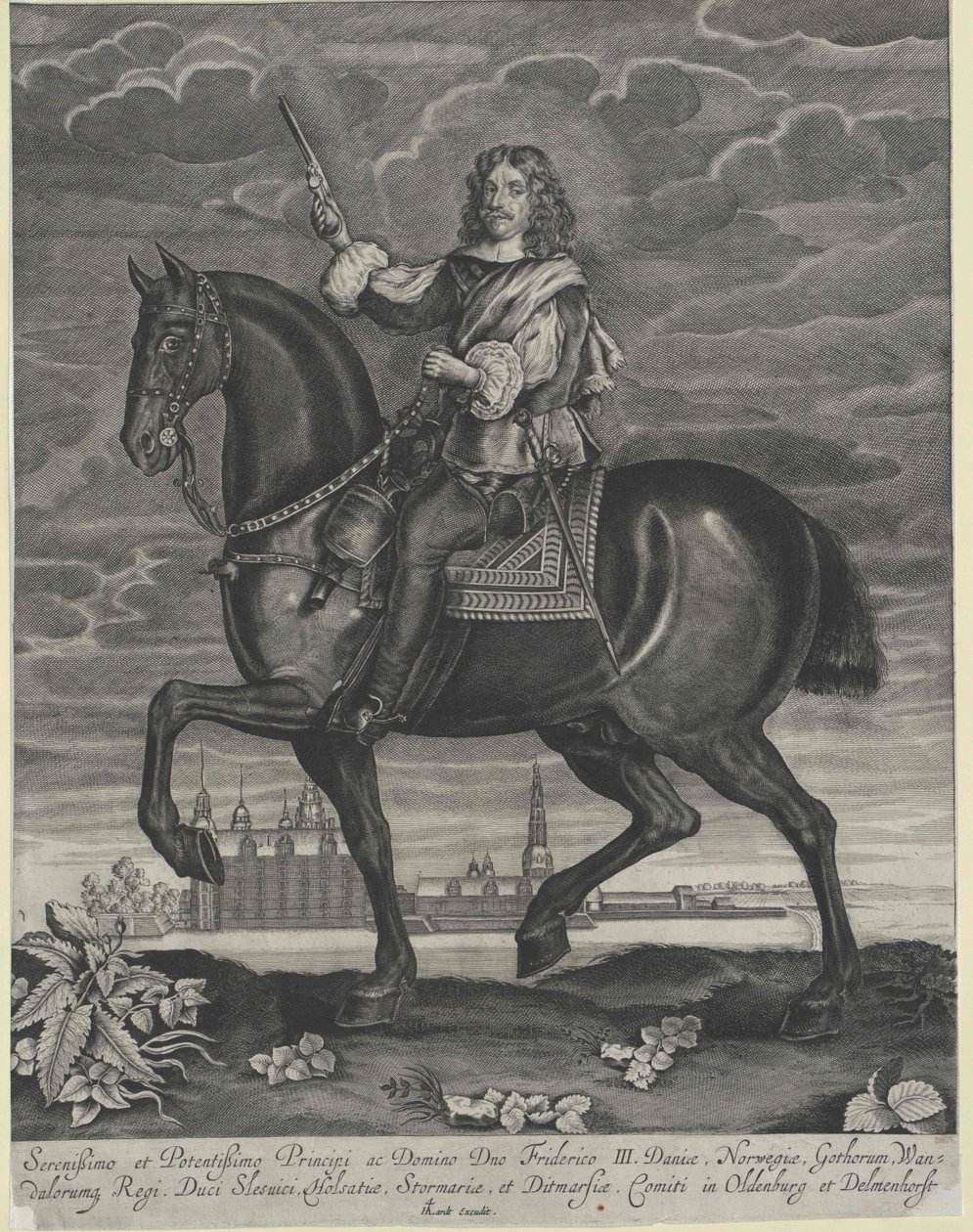 Konge af Danmark Frederik III af Artist Unknown