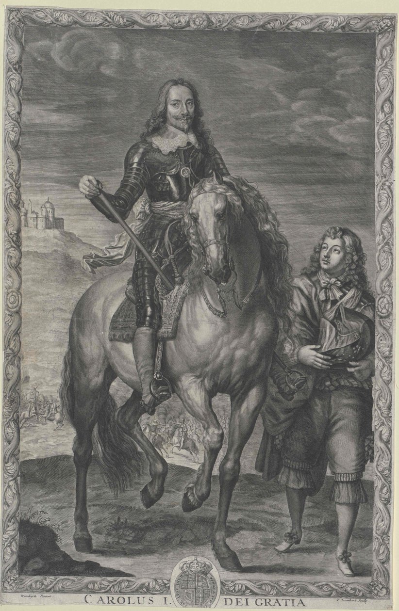 Kongen af England Charles I af Artist Unknown