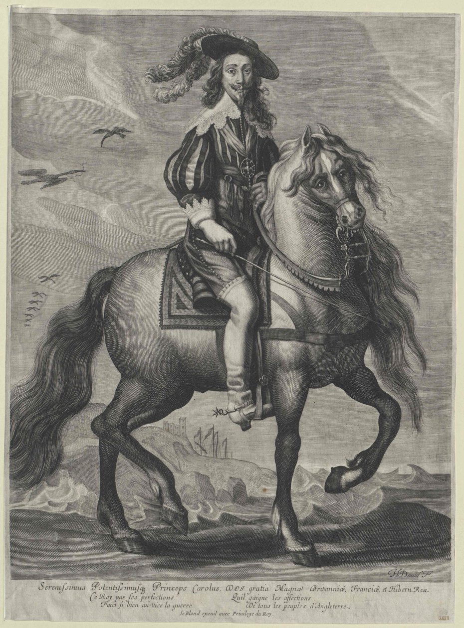 Kongen af England Charles I af Artist Unknown