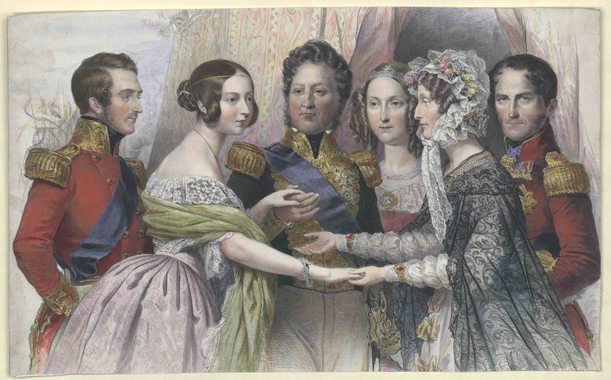 Franskmændenes konge Louis Philipp af Artist Unknown