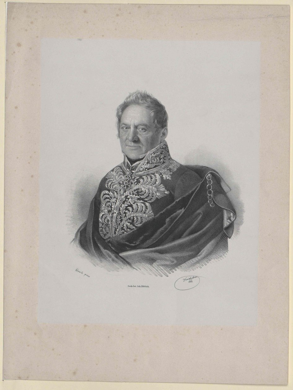 Klemens Graf Brandis (print) af Artist Unknown
