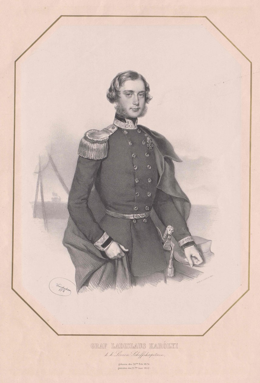 Ladislaus greve Karolyi af Nagy-Karoly af Artist Unknown