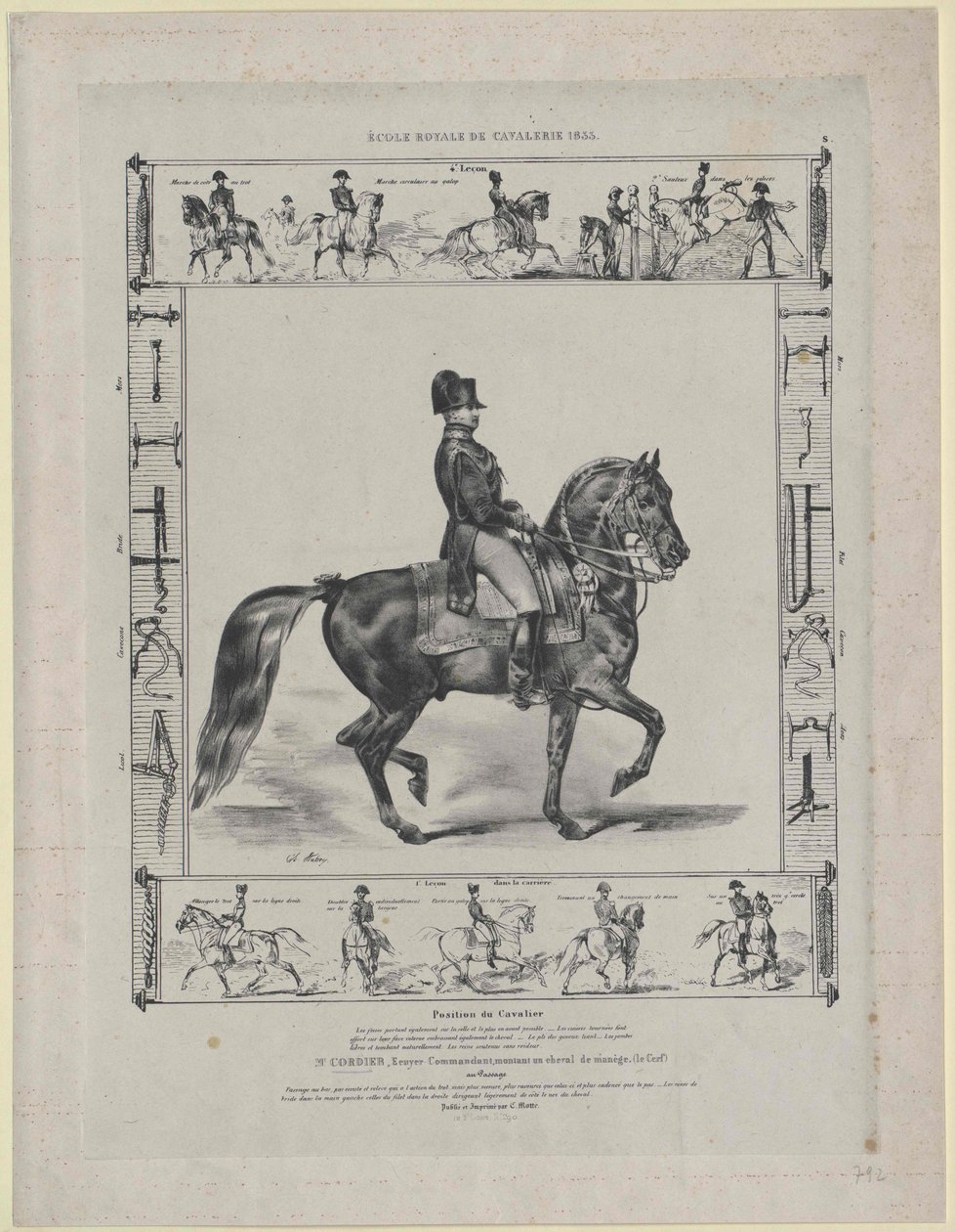 Levede omkring 1833 Cordier af Artist Unknown