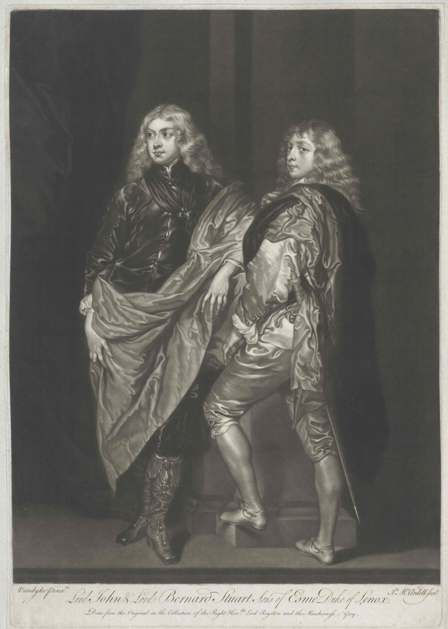 Lord John Stuart af Artist Unknown