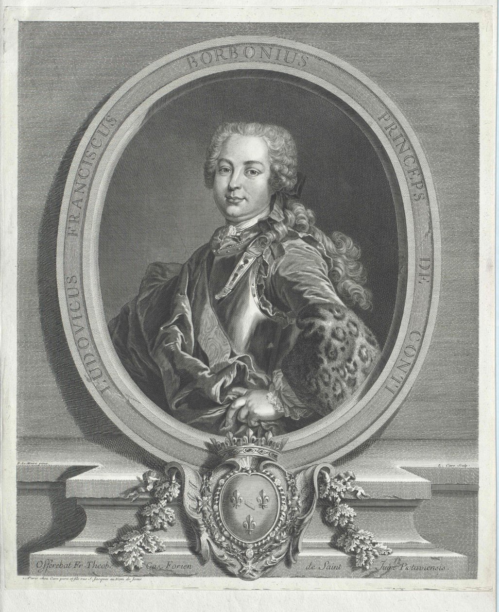 Ludwig Franz hertug Conty af Artist Unknown