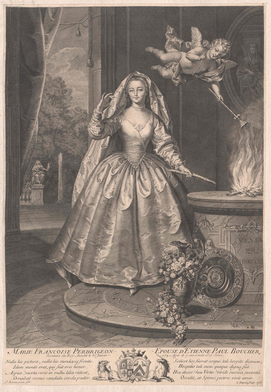 Marie Francoise Perdrigeon af Artist Unknown