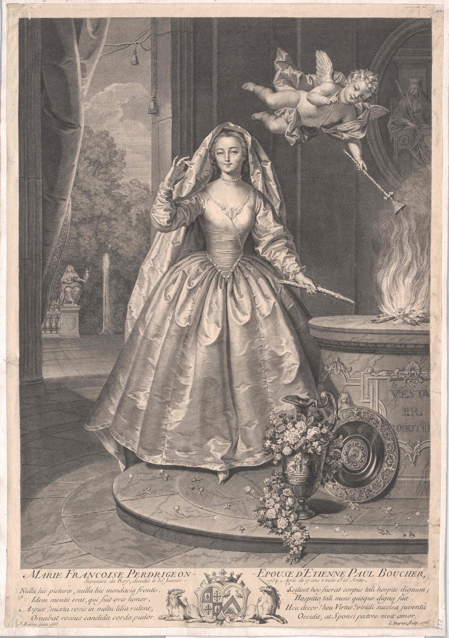 Marie Francoise Perdrigeon af Artist Unknown