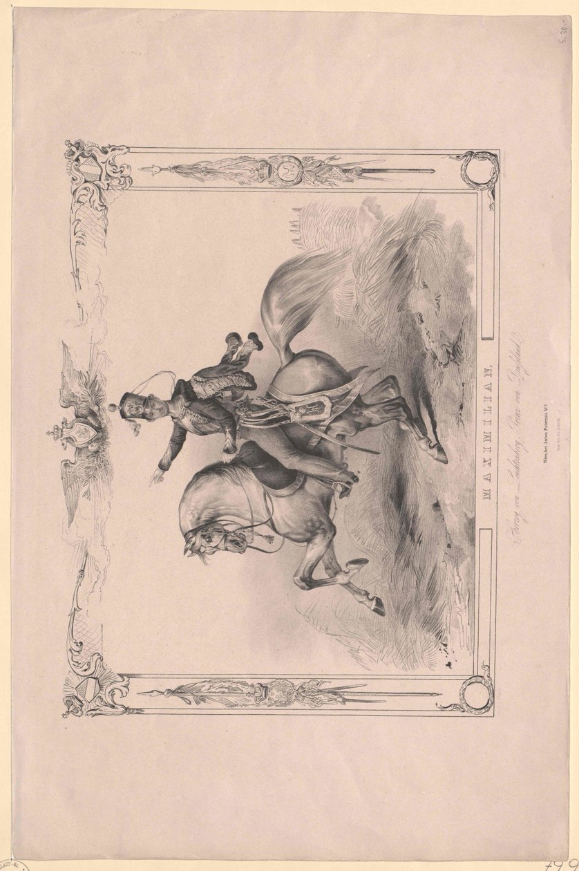 Maximilian hertug Leuchtenberg af Artist Unknown