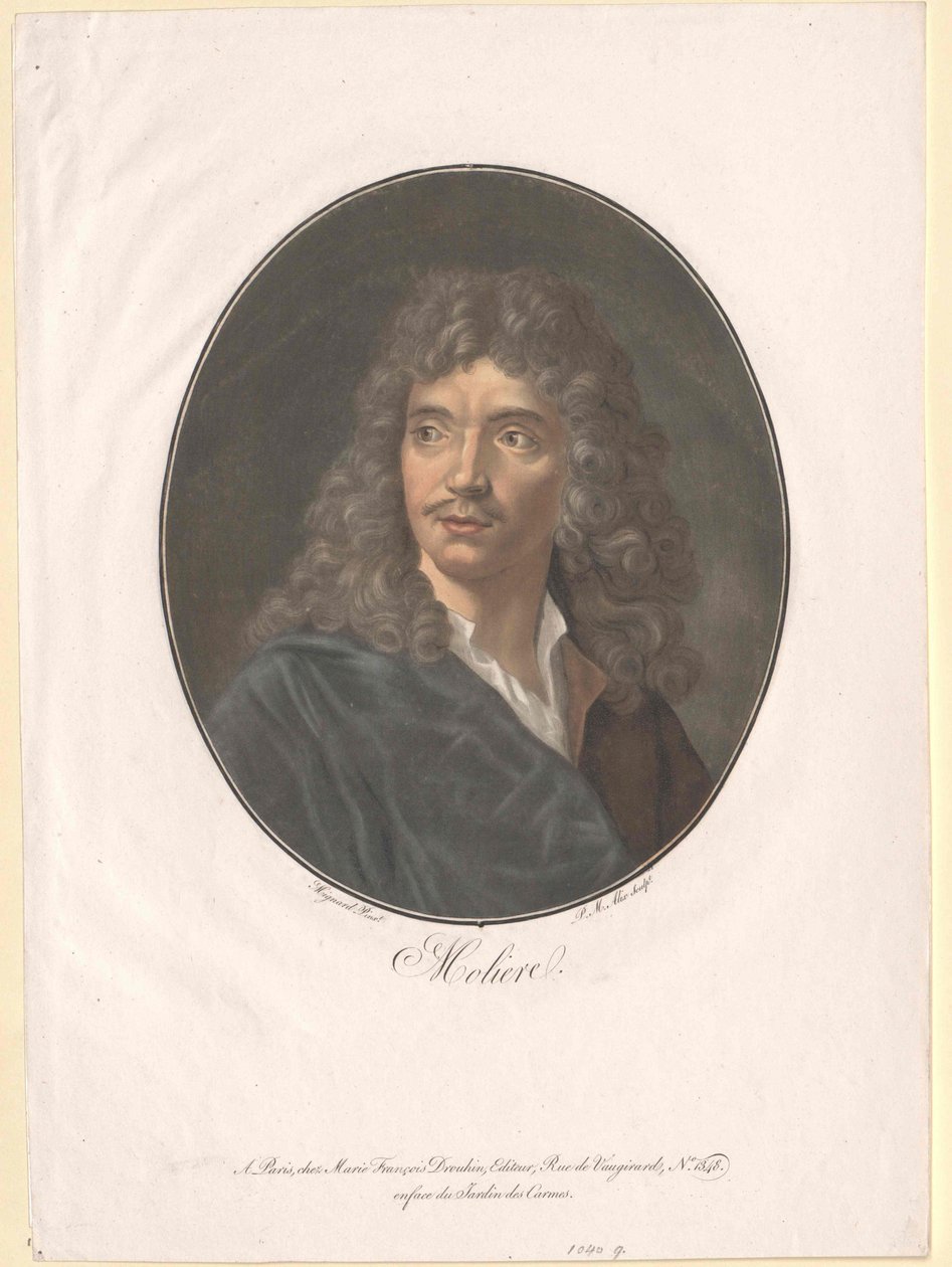 Moliere (skriv ud) af Artist Unknown