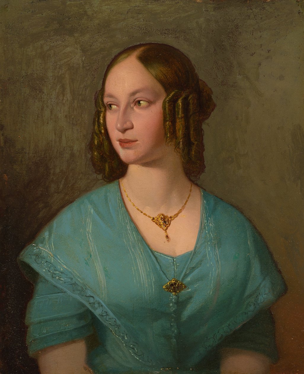 Fru Daniel Embury (Emma Catherine Manley) af Artist Unknown