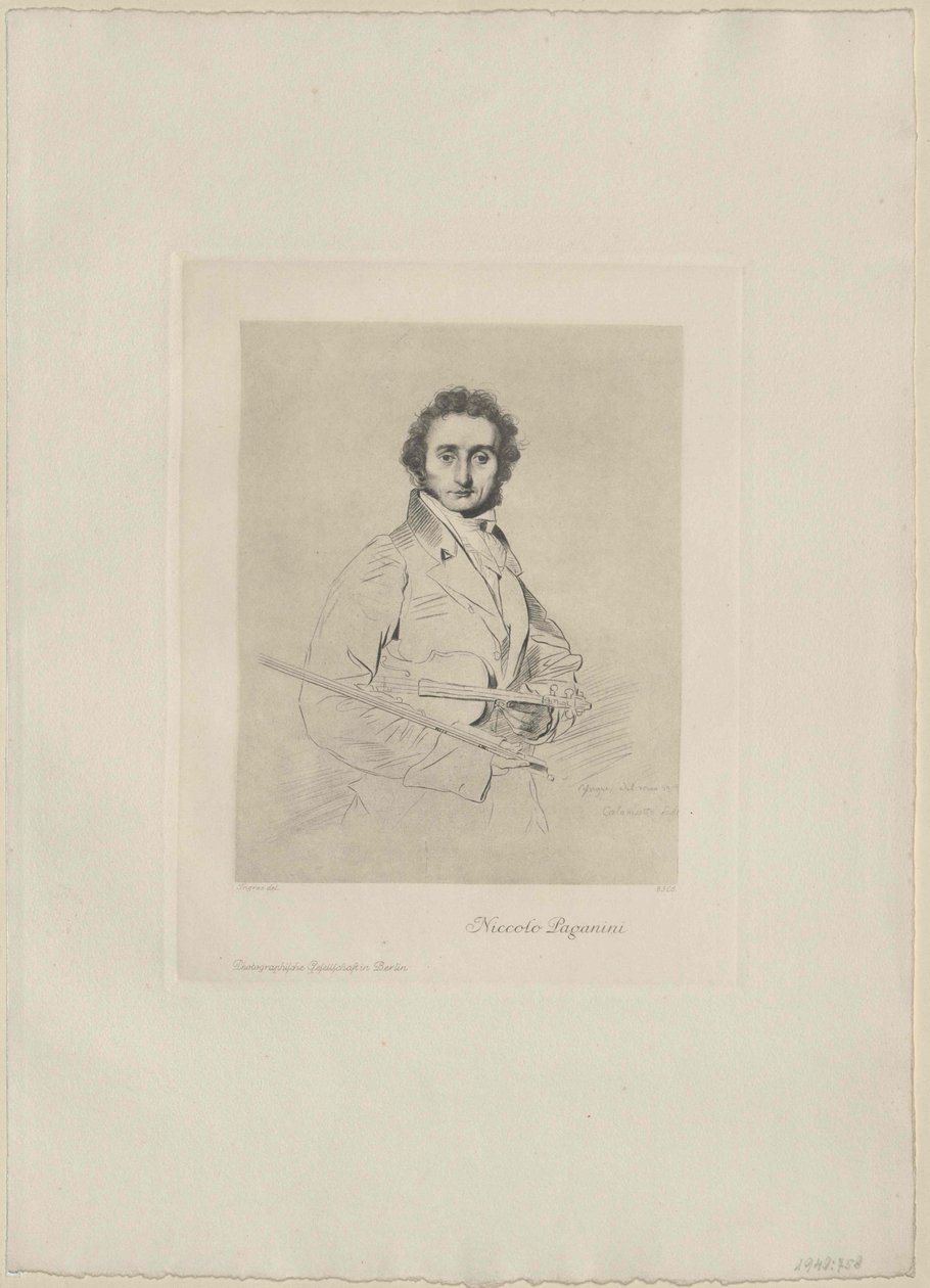 Niccolo Paganini af Artist Unknown