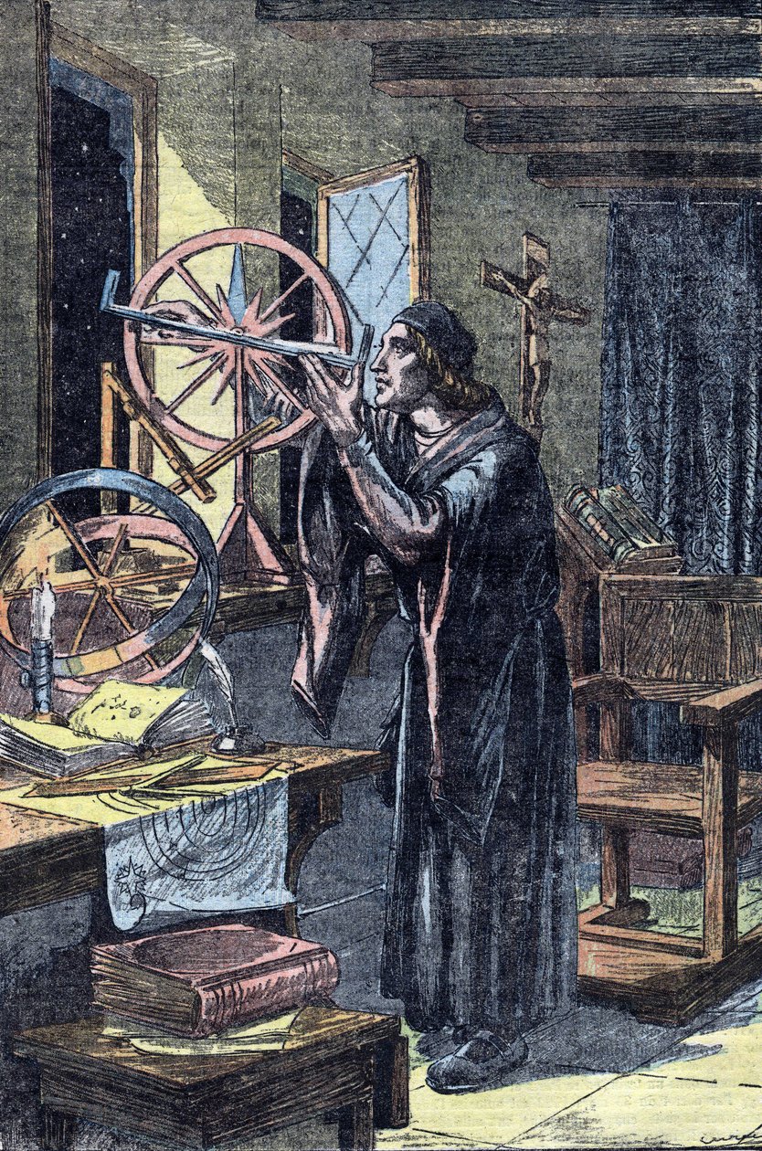 Nicolas Kopernikus (kobberstik) af Artist Unknown