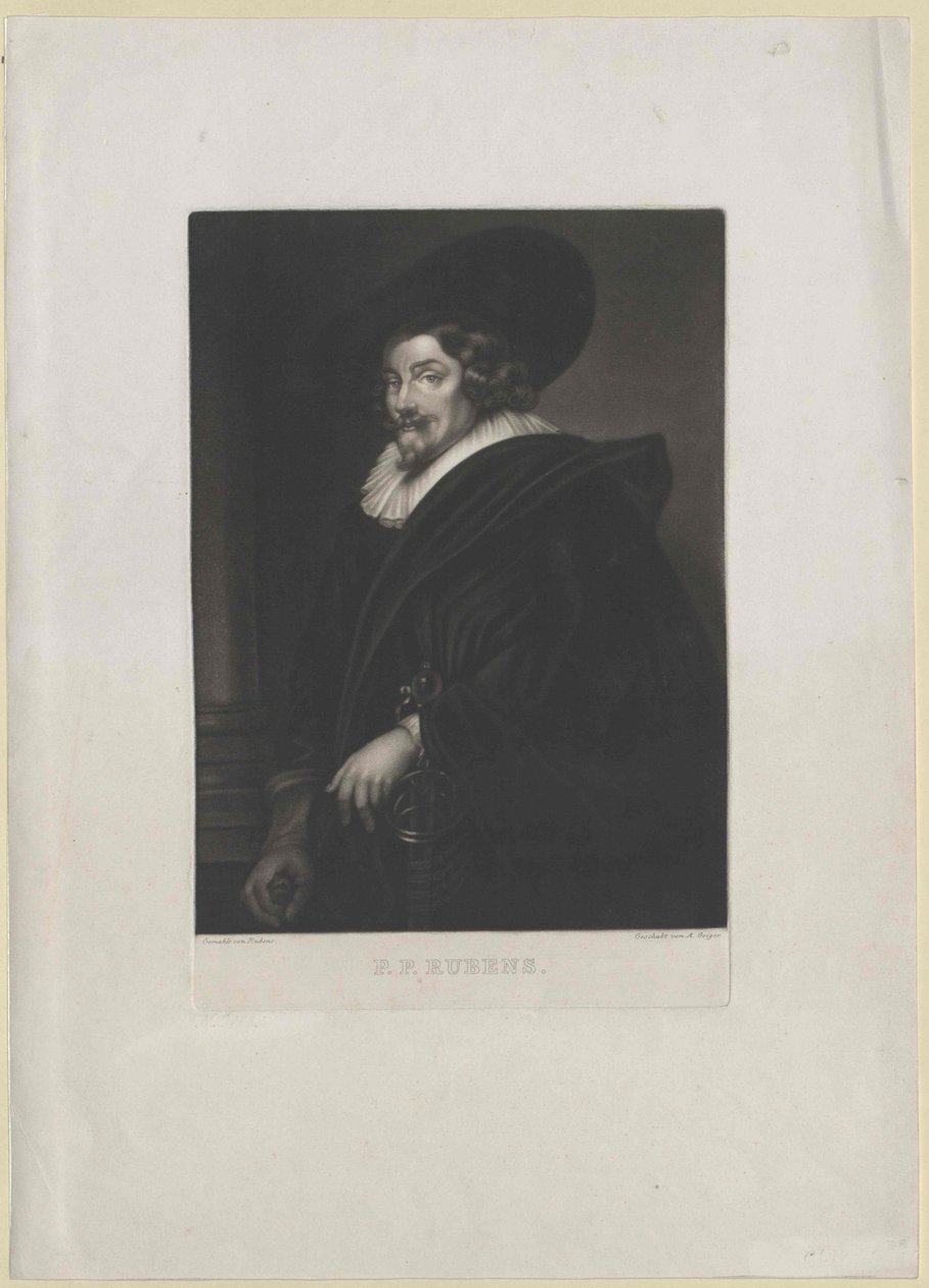 Peter Paul Rubens af Artist Unknown