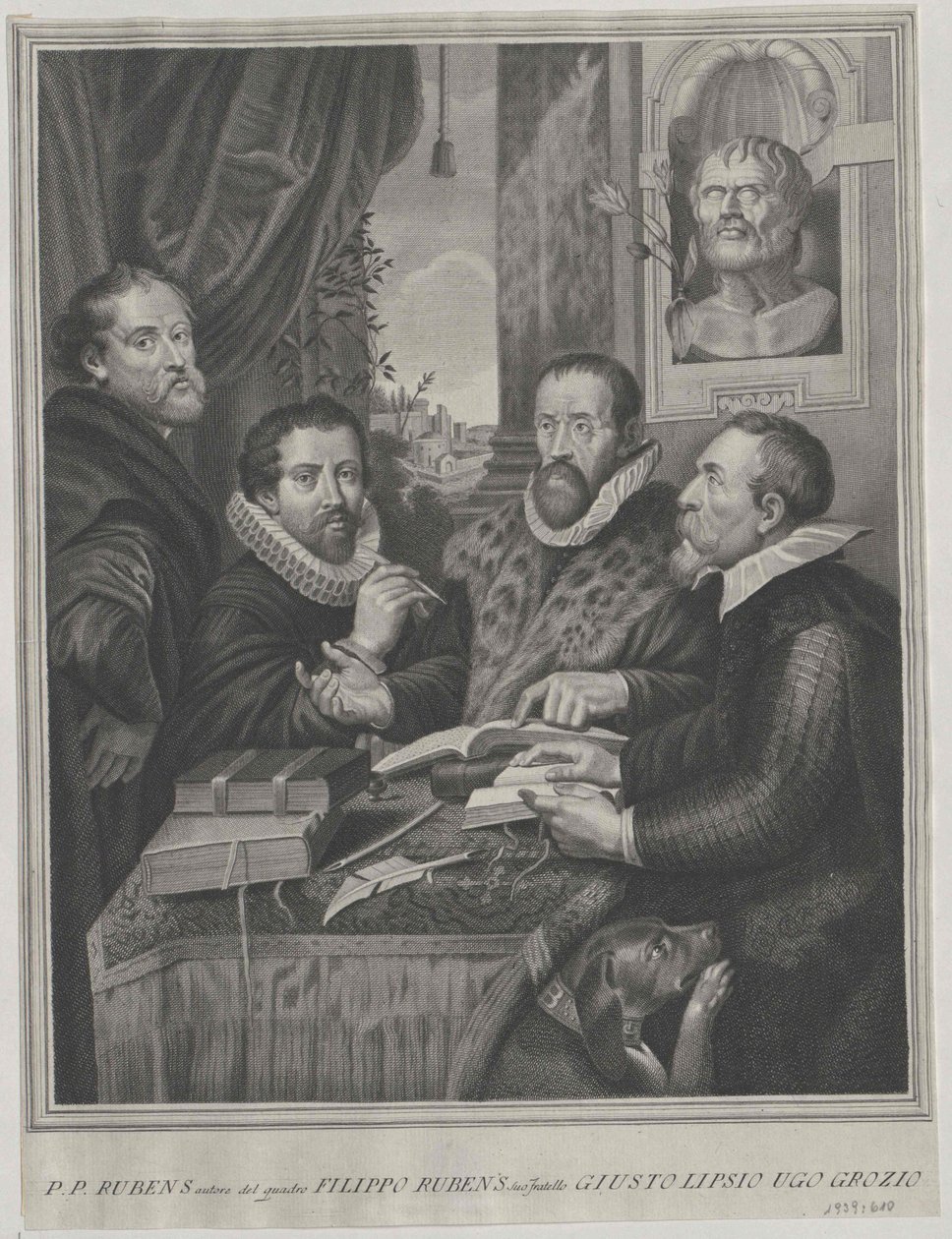 Peter Paul Rubens af Artist Unknown