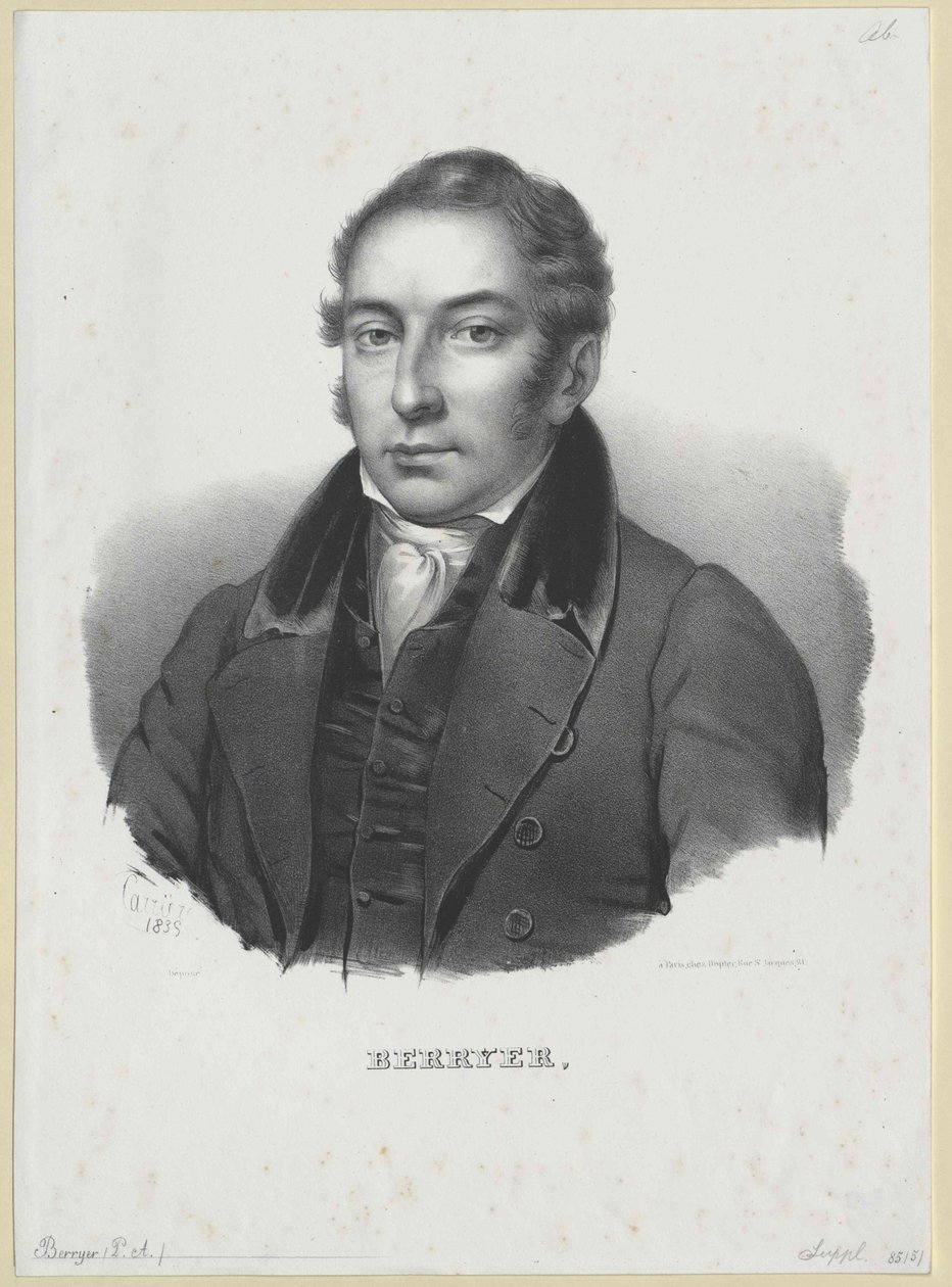 Pierre Antoine Berryer (tryk) af Artist Unknown