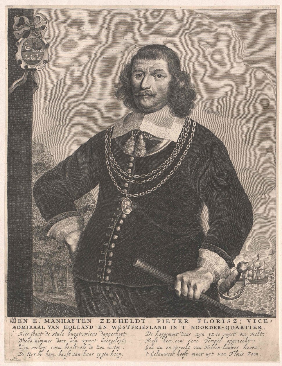 Pieter Florisz af Artist Unknown